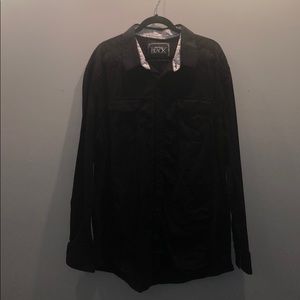Buckle black men’s shirt